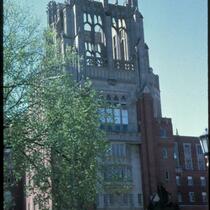 State University of Iowa hospital tower, Iowa City, Iowa, 1950s-1960s